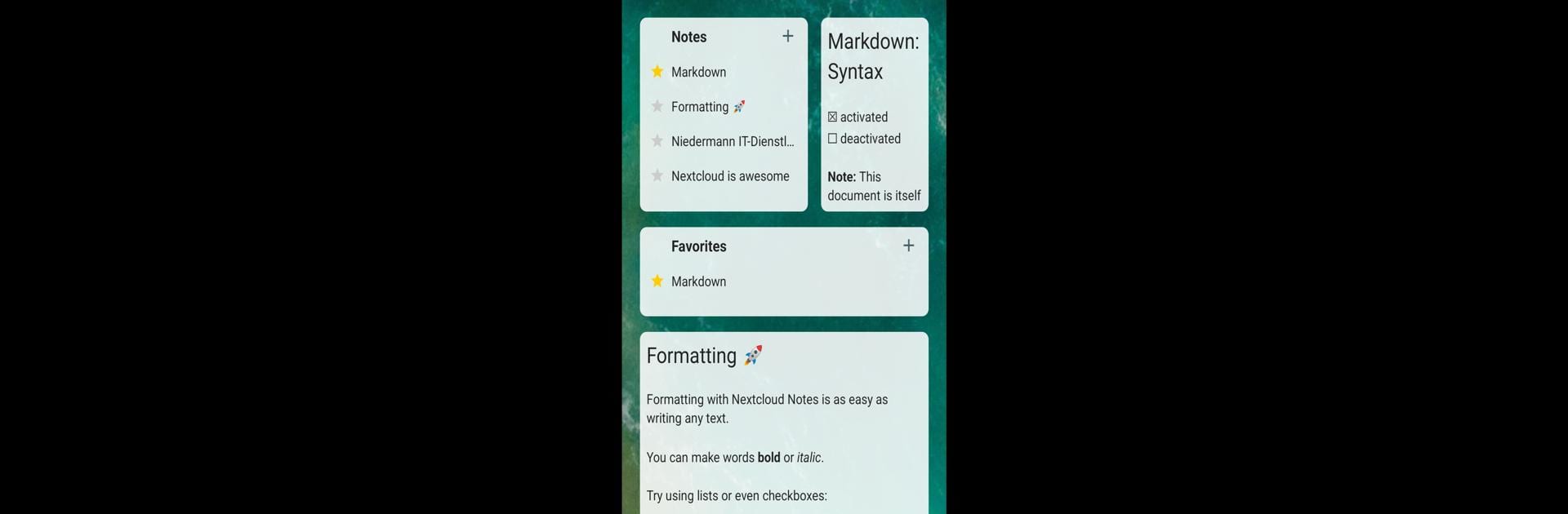 Nextcloud Notes