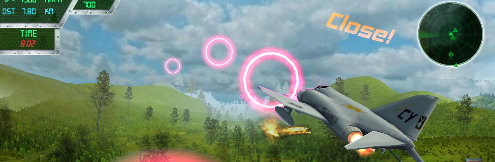 Jet Fighter Airplane Racing