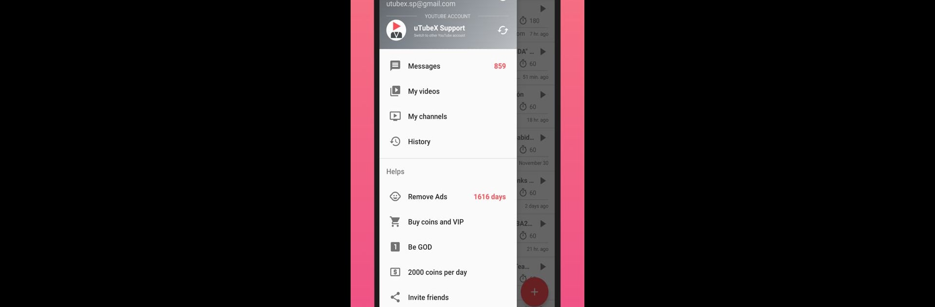 uTubeX - Boost your channel