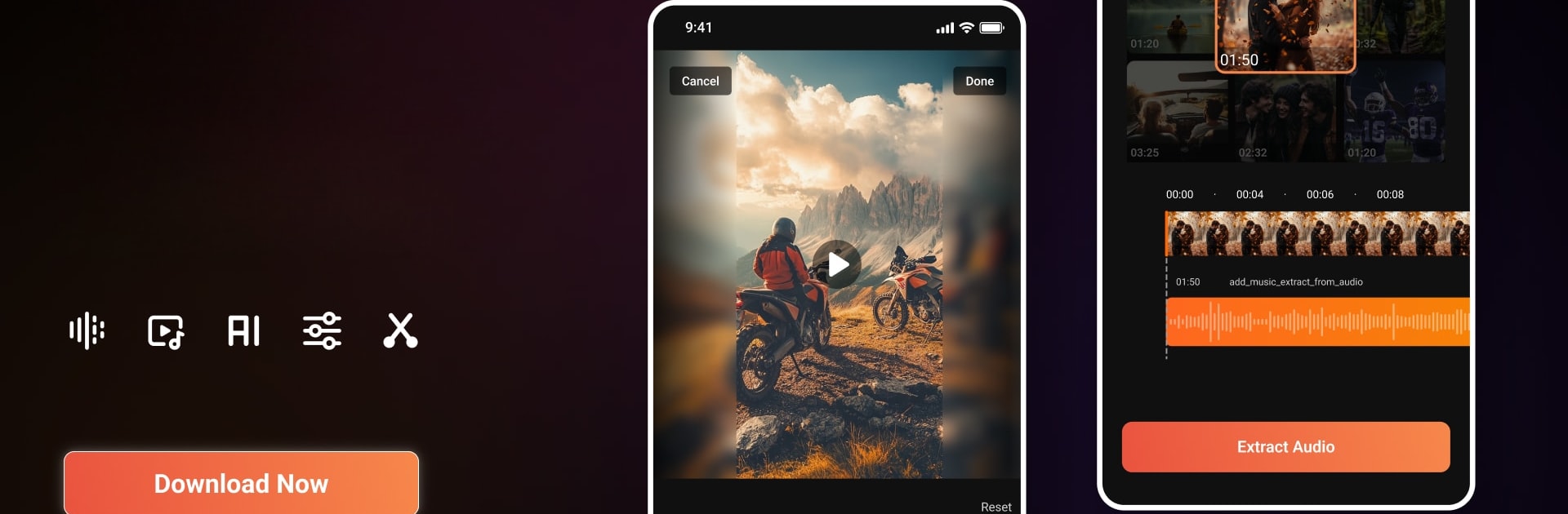 Add Music To Video & AI Editor