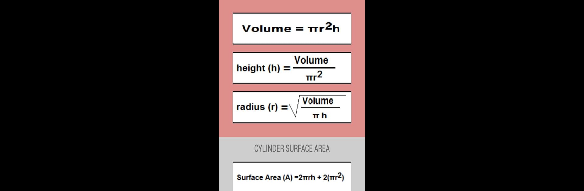 Cylinder Calculator
