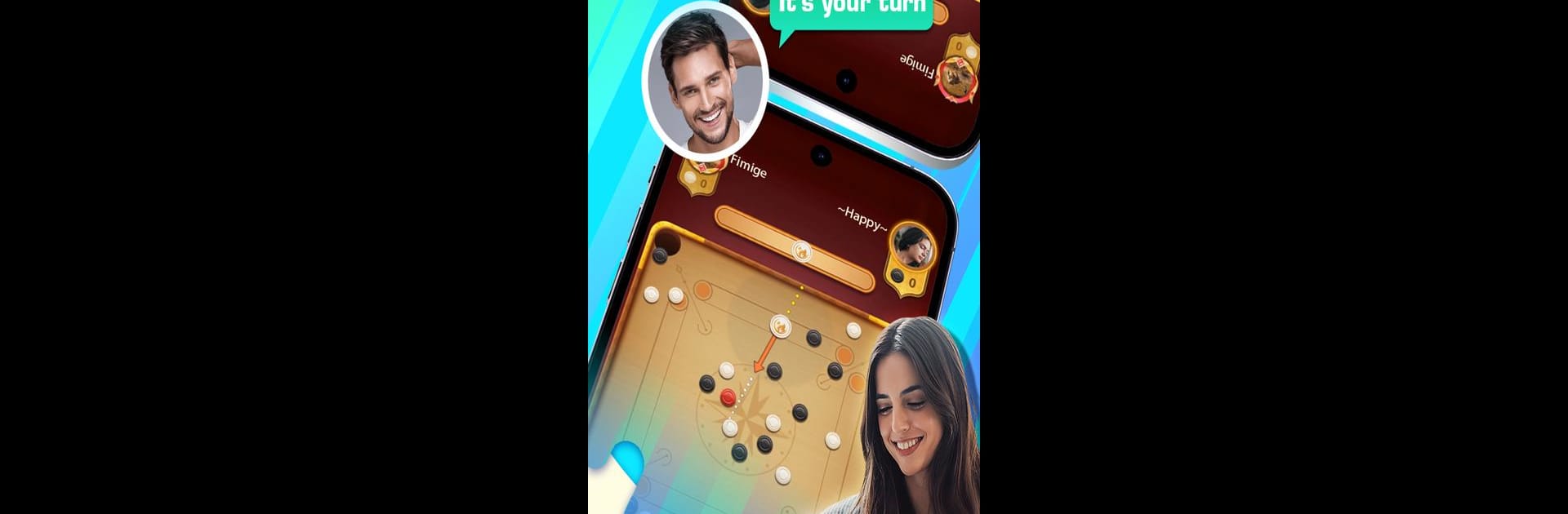 Classic Board Game:Ludo Carrom