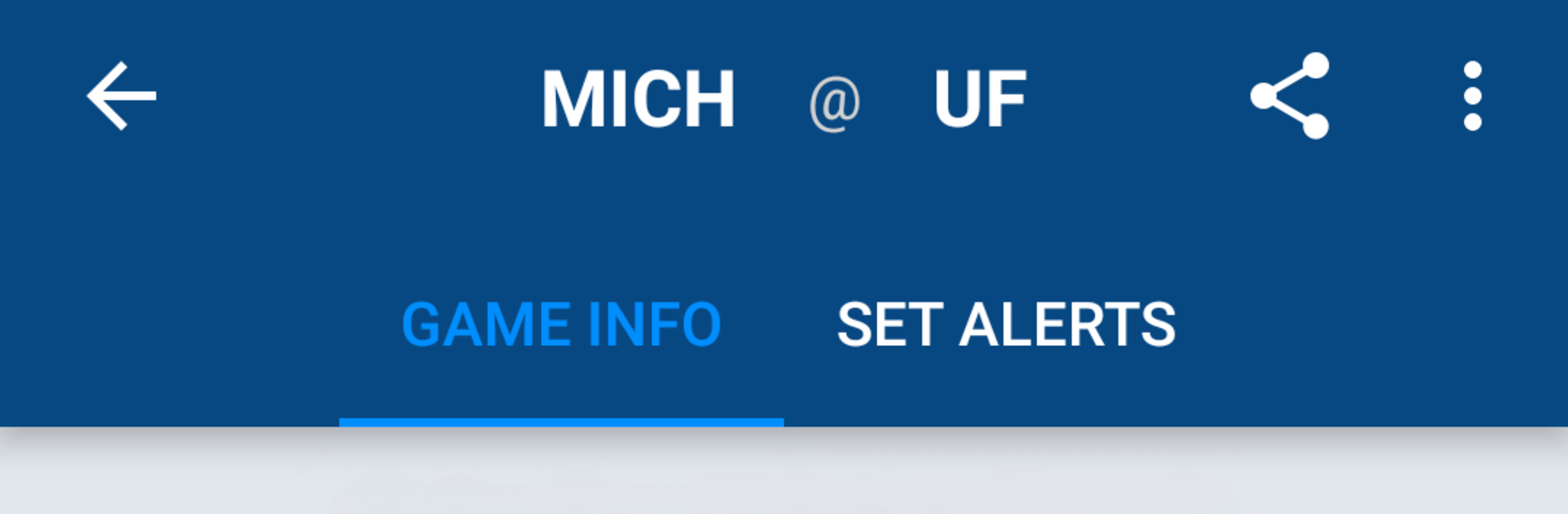Sports Alerts - NCAA Football edition