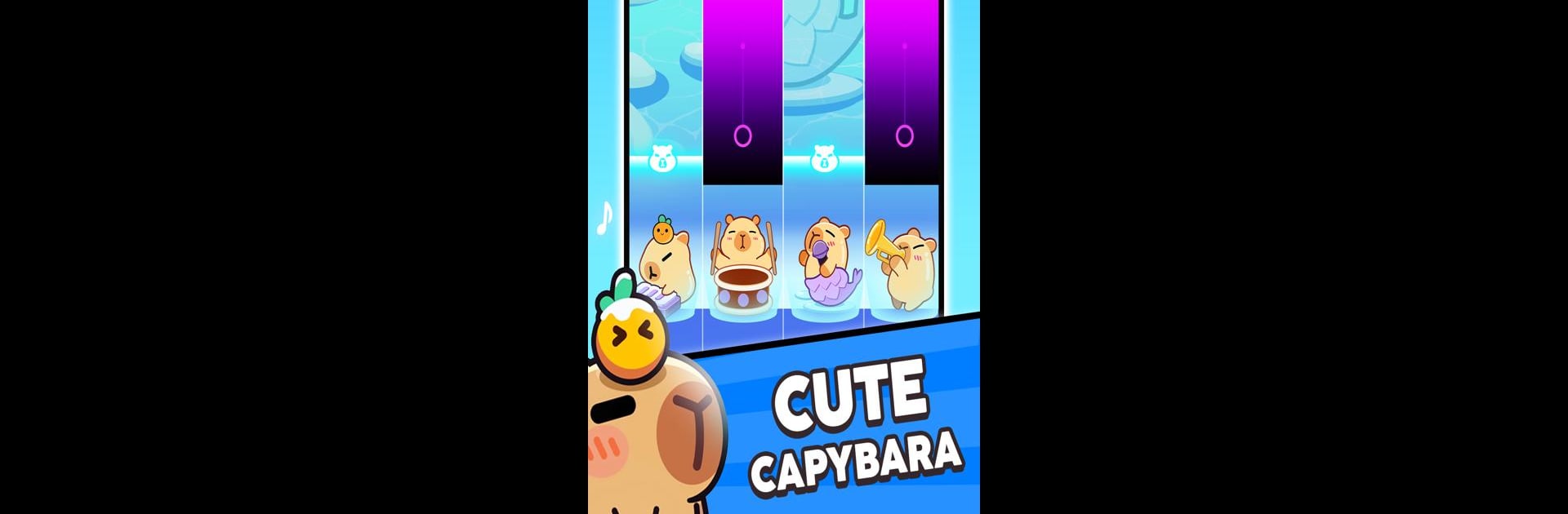 Capybara Star: Tap Piano Game