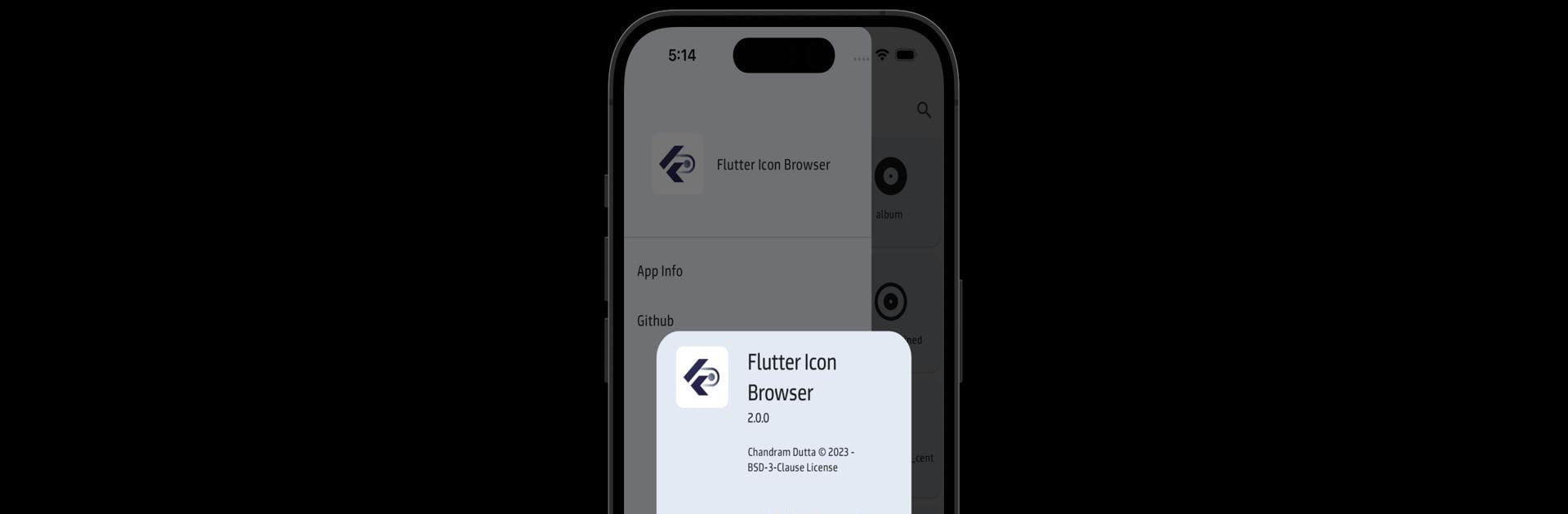 Flutter Icon Browser