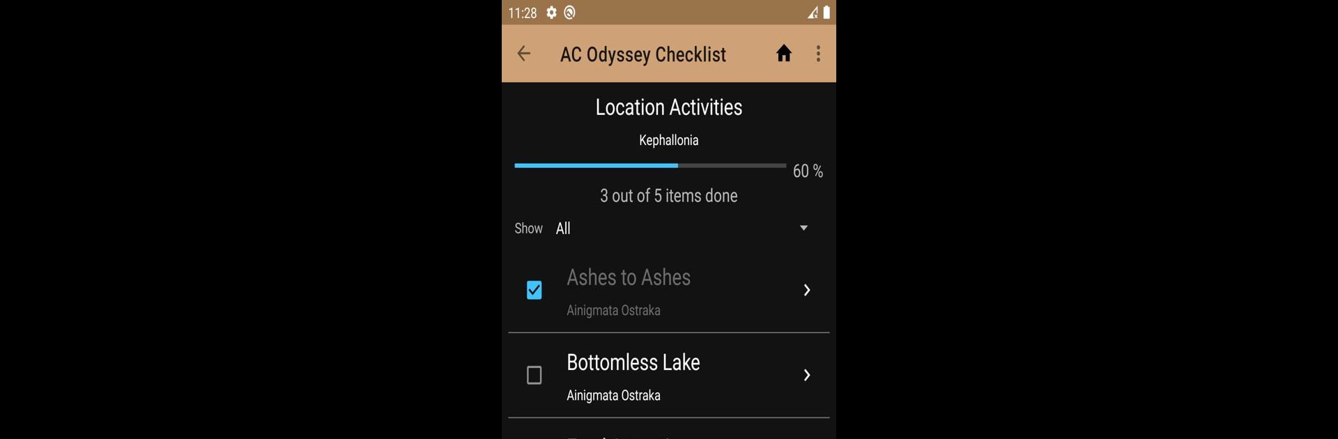 Game Checklist, Tracker and Guide – for AC Odyssey