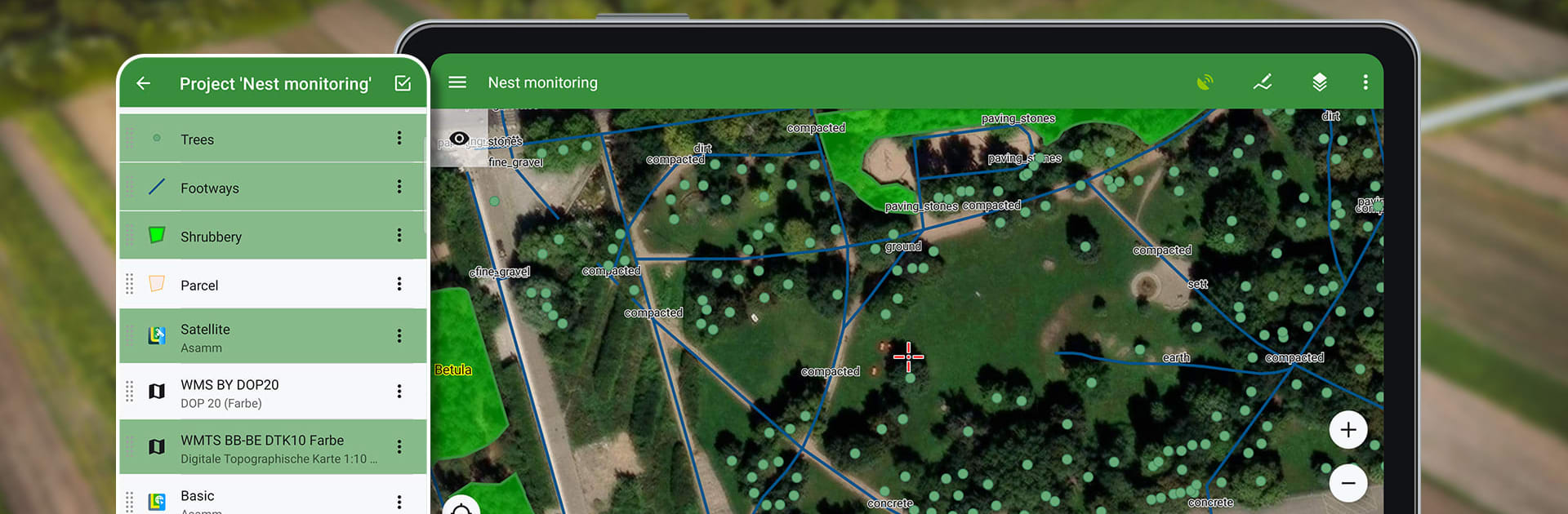 Locus GIS Landvermessung