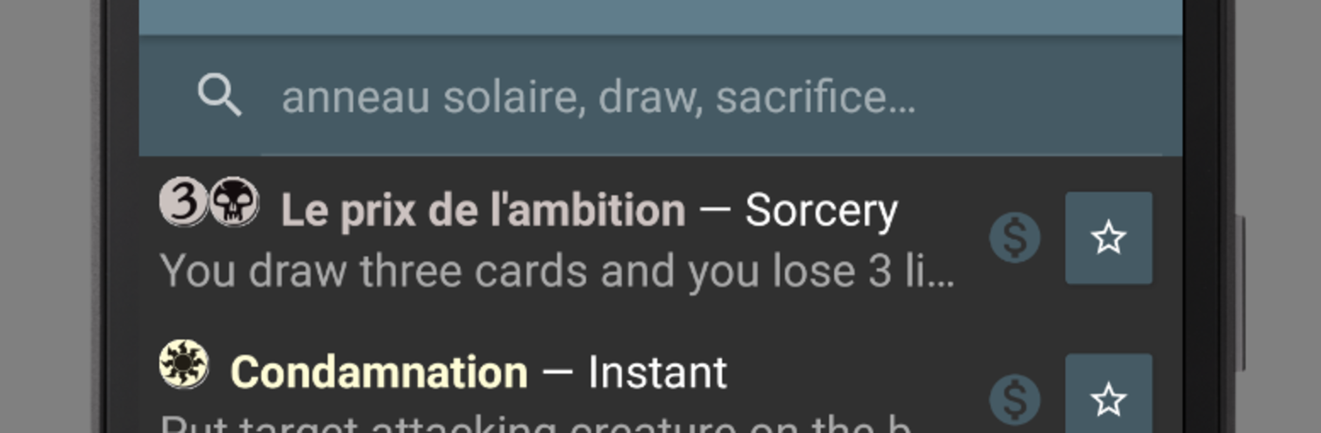 MTG Search (scan deck-builder)