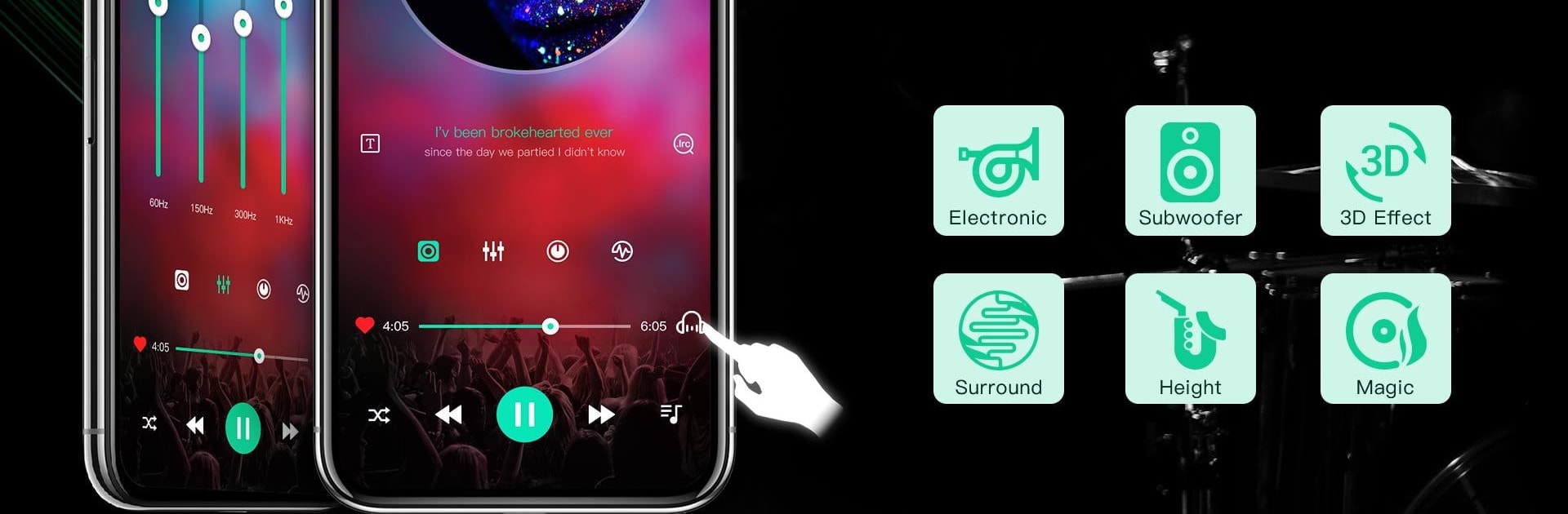 Music player & Video player with equalizer