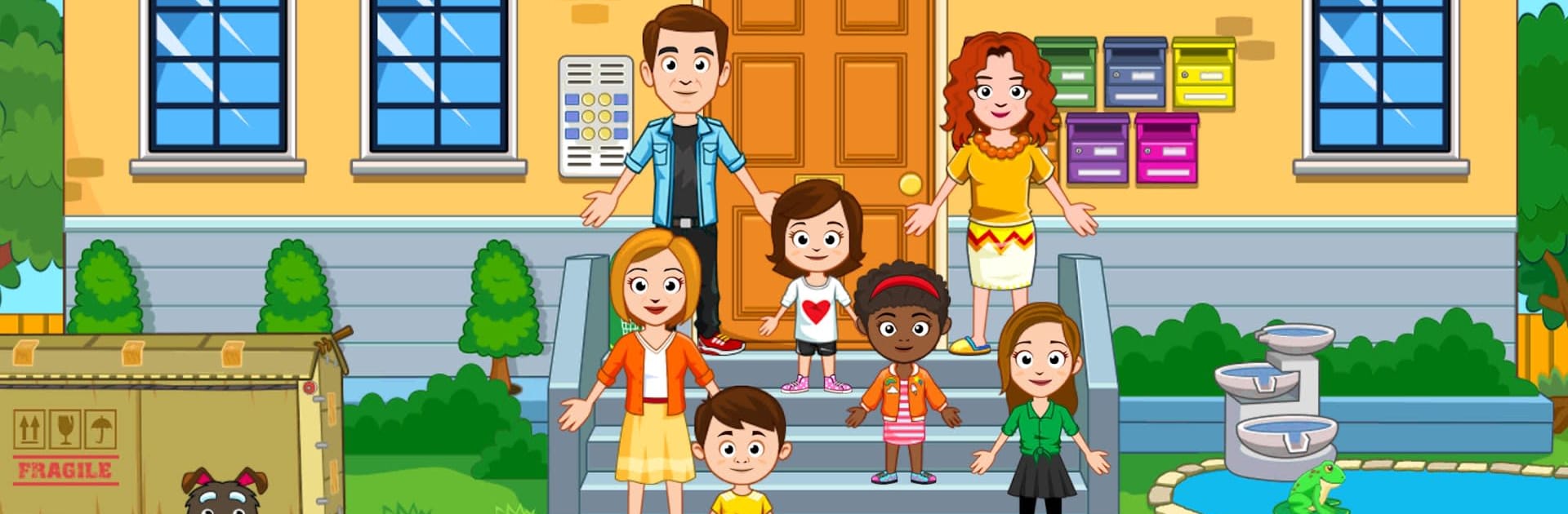 My Town : Best Friends' House games for kids