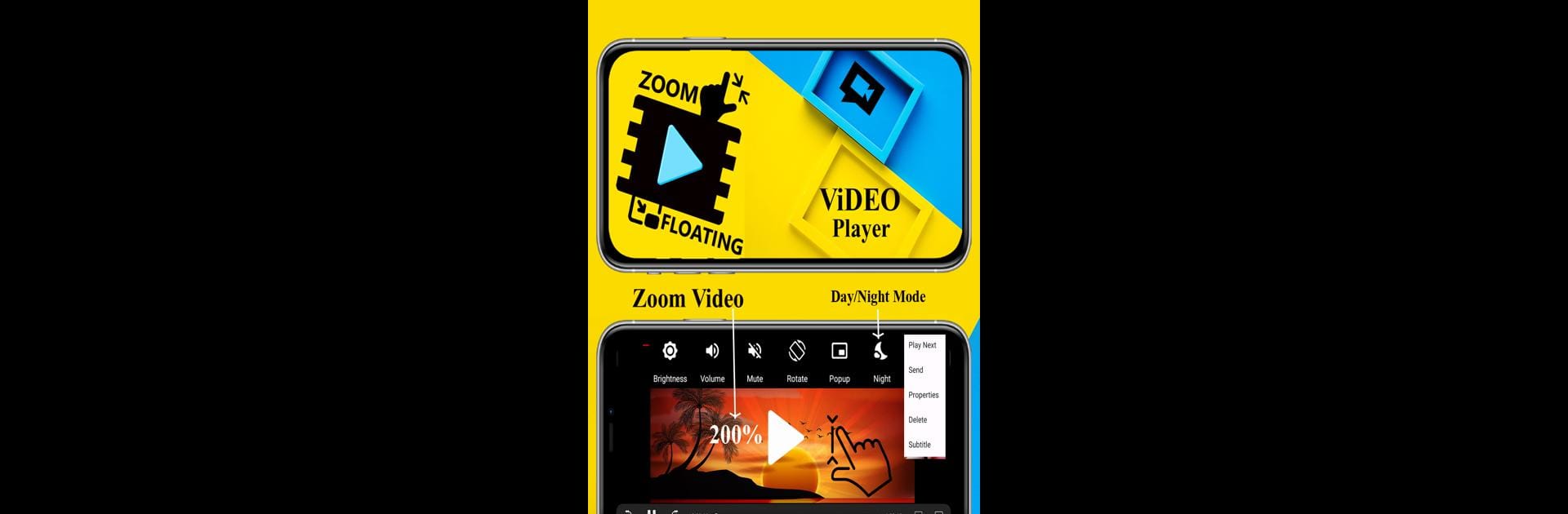 Floating & Zoom Video Player