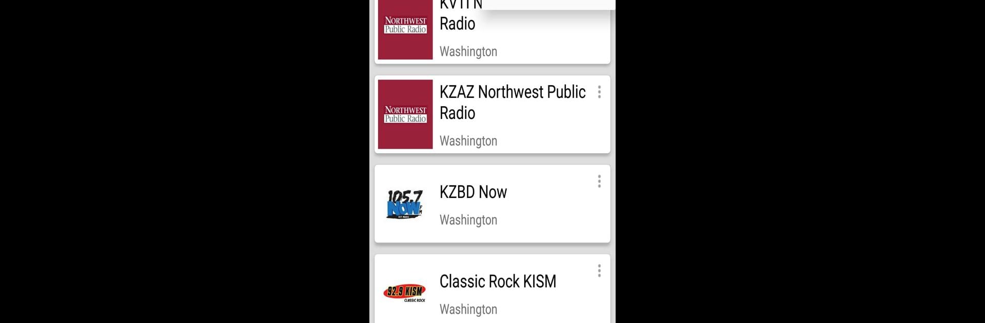 Washington Radio Stations