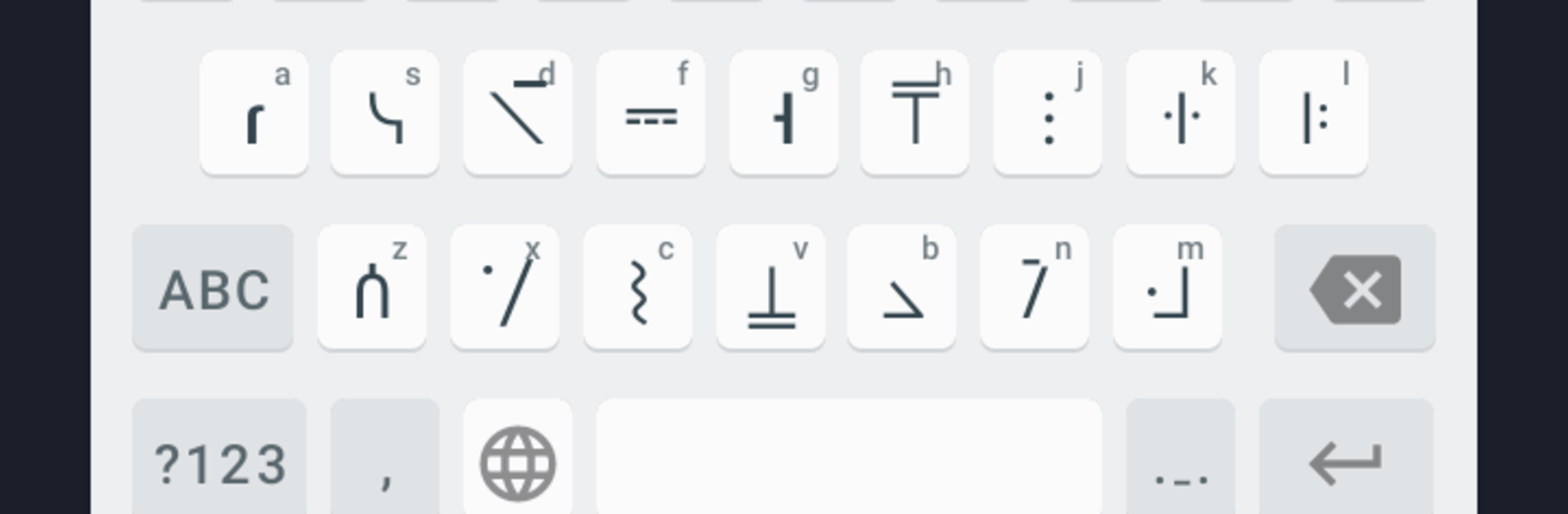 Standard Galactic Alphabet