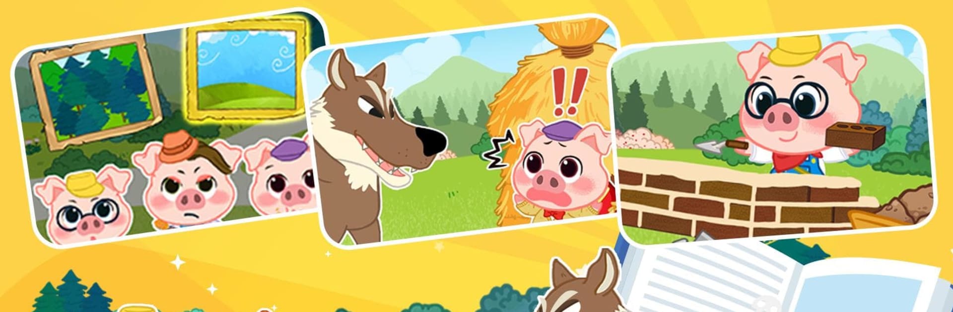 The three little pigs game