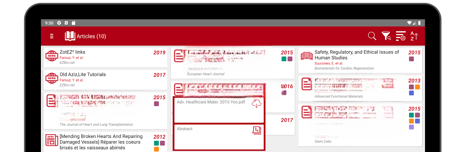 ZotEZ². Your Zotero reader. Anywhere. Anytime.