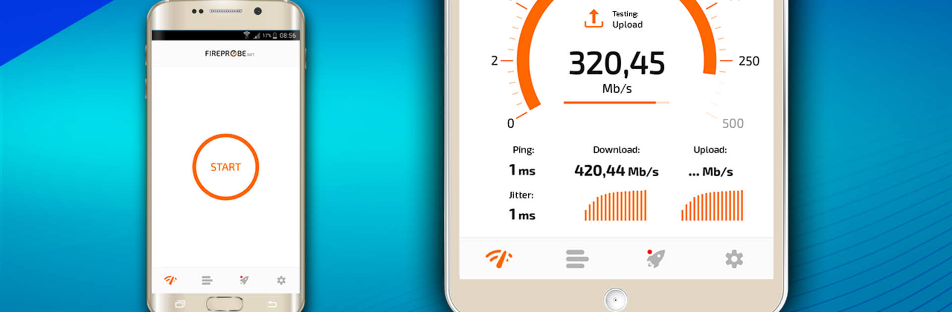 FIREPROBE Speed Test