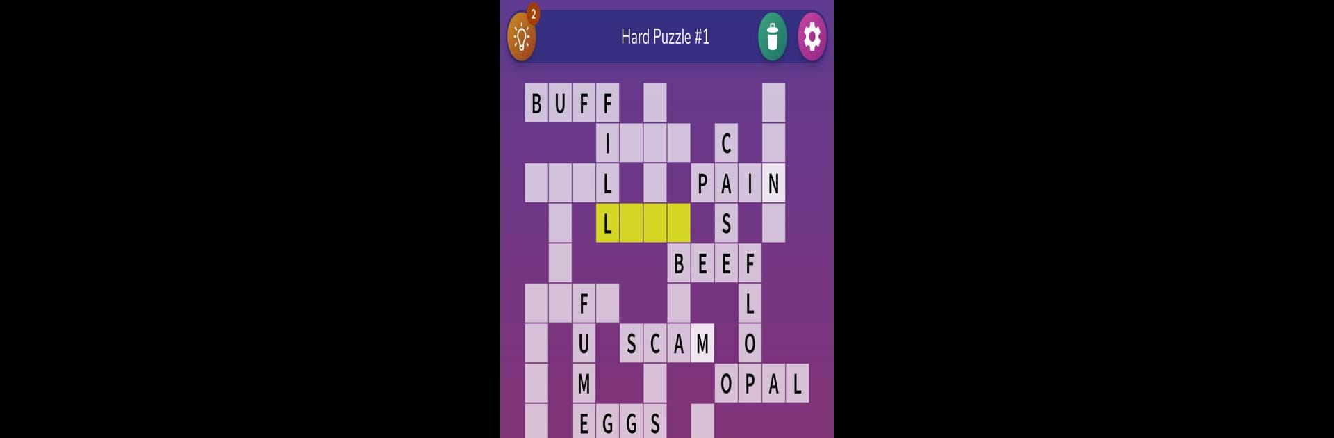Fill-in Crosswords: Unlimited puzzles