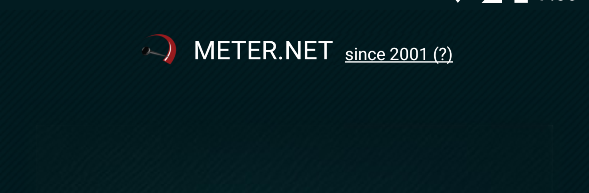 Internet speed test by Meter.net