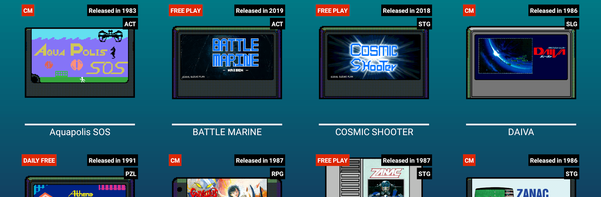 PicoPico - 8bit Retro Games