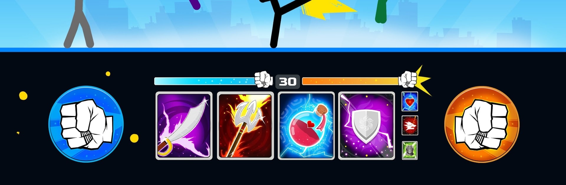Stickman Fighter : Mega Brawl