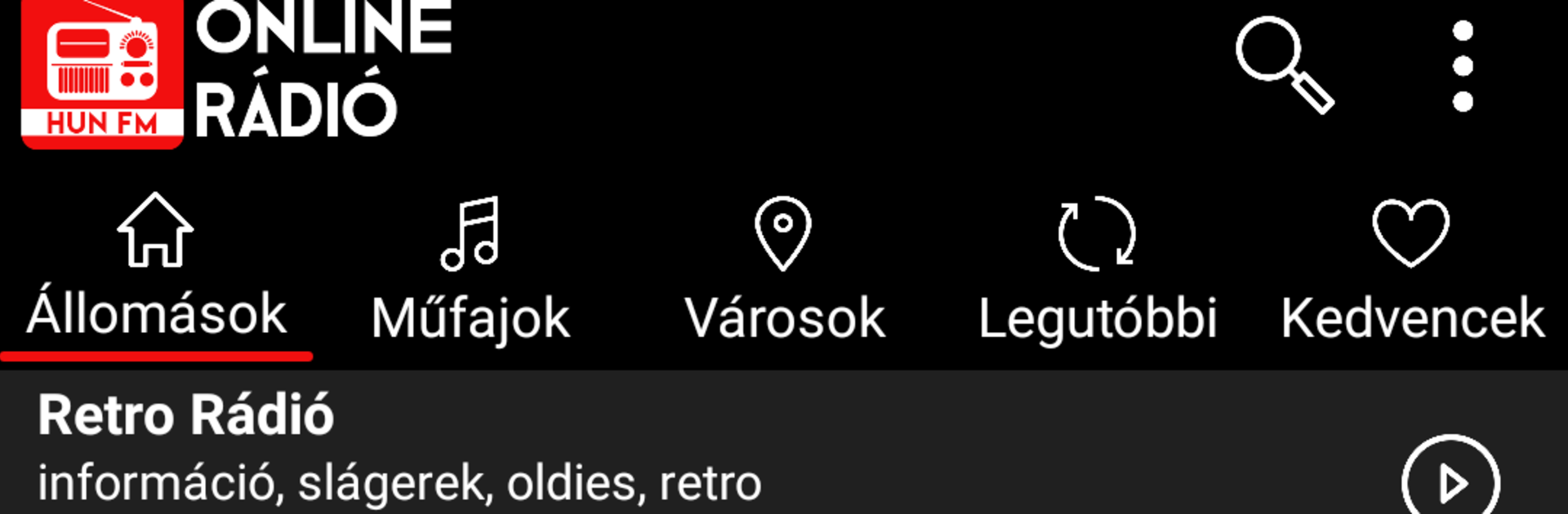 Online Rádió - Magyar Rádió