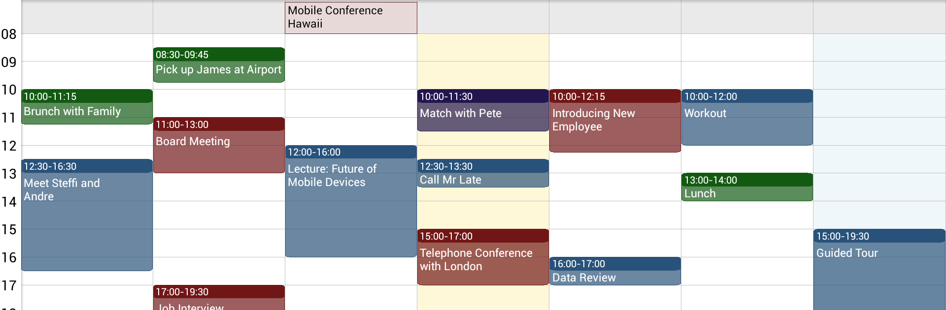 Business Calendar