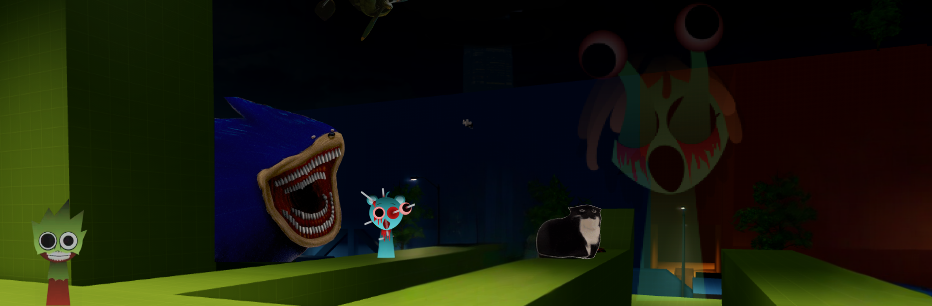 Nextbots in backrooms Obunga