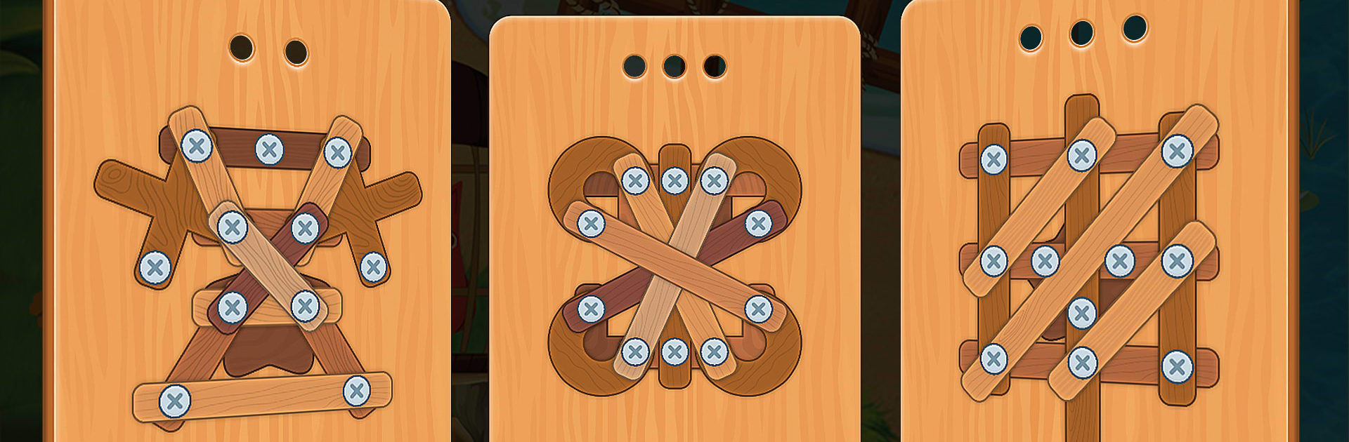 Screw, Nuts and Bolts Puzzle