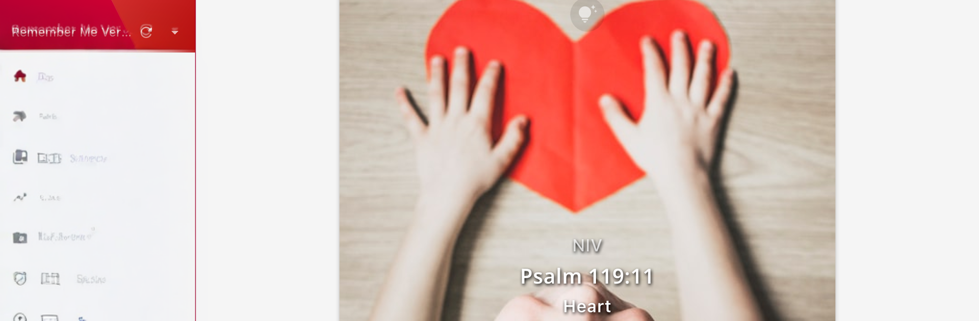 Remember Me. Bible Memory Joy