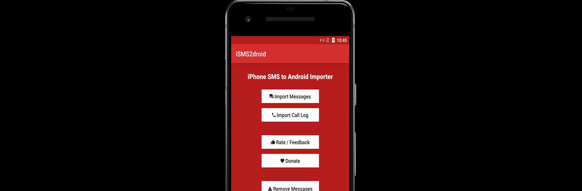 iSMS2droid - iPhone SMS Import