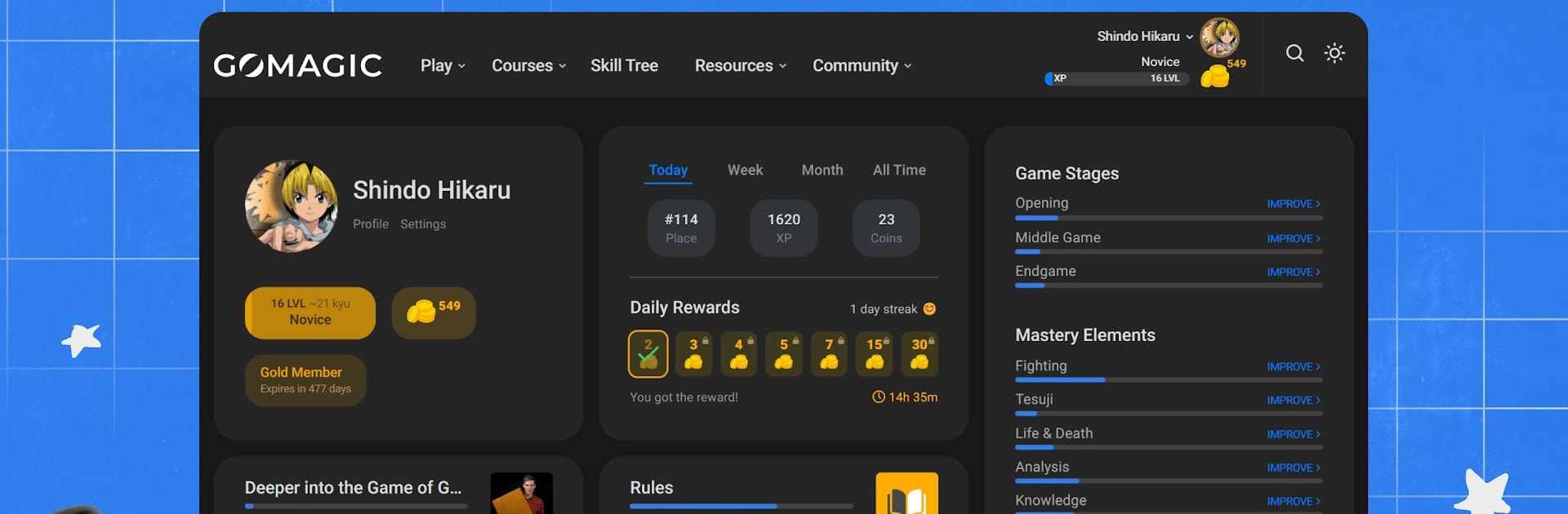 Go Magic: Learn & Play Go Game
