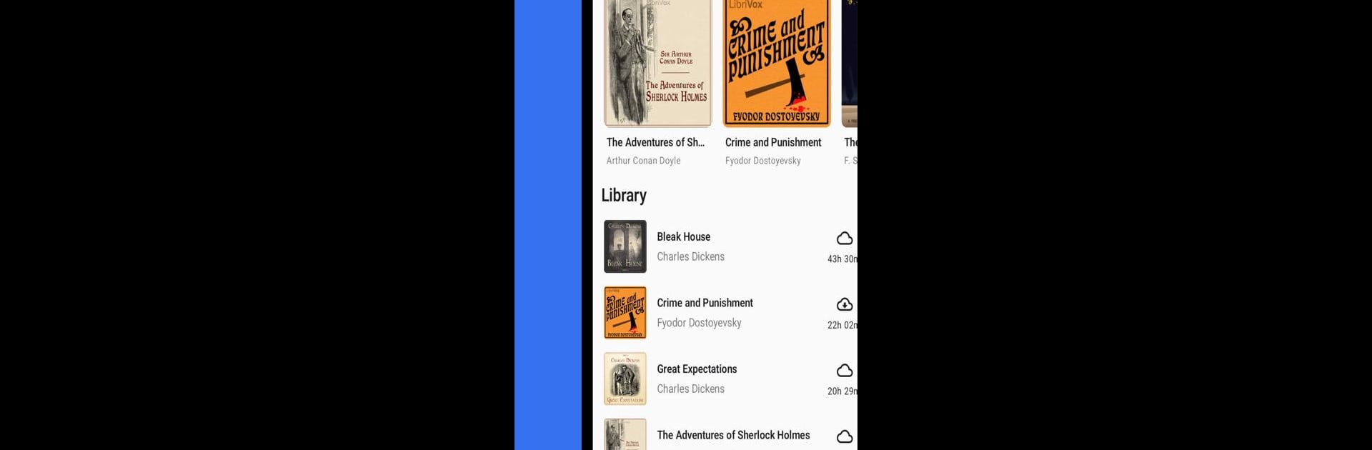 Lissen: Audiobookshelf client