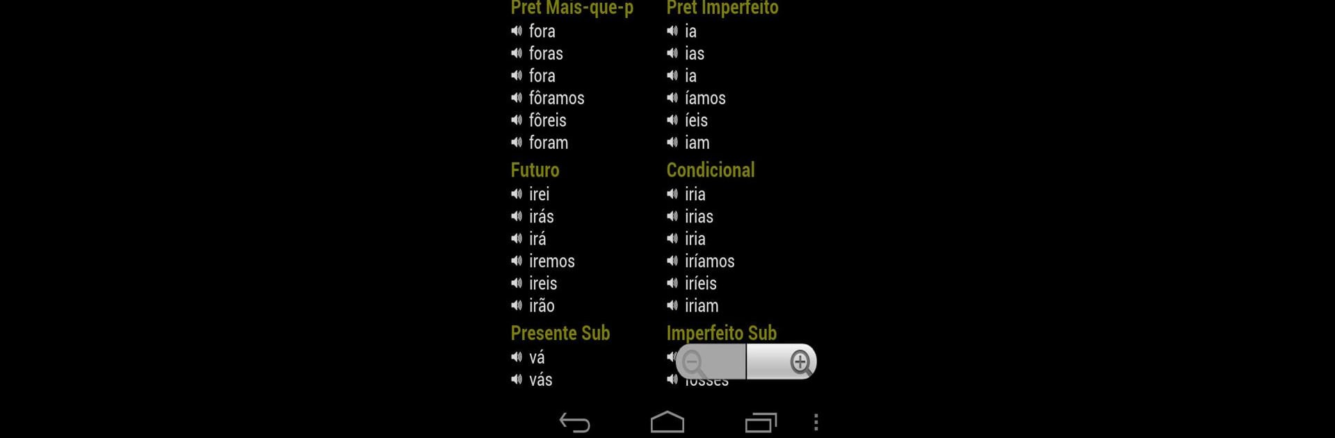 Portuguese Verbs