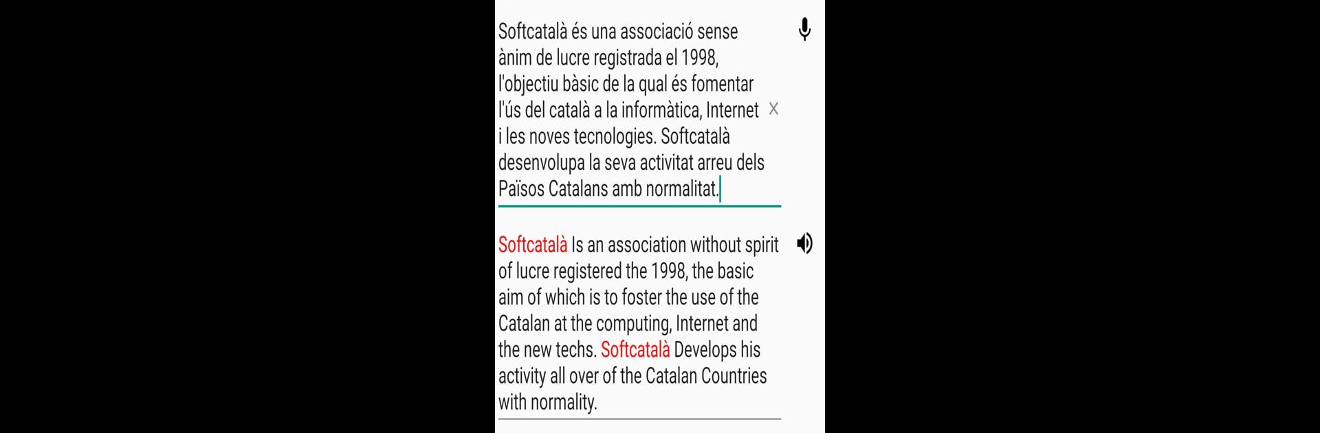 Traductor de Softcatalà