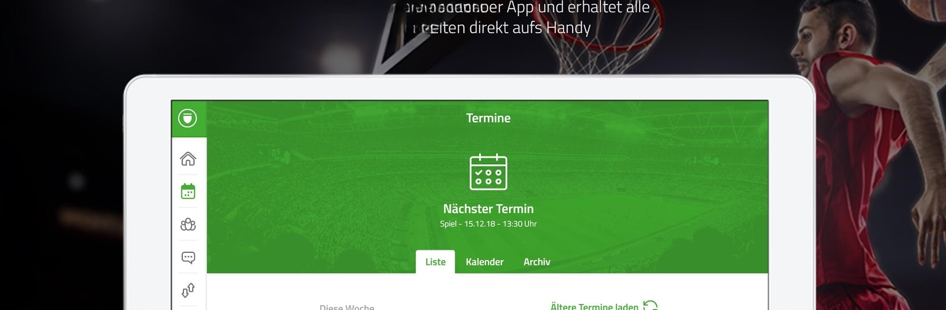 SpielerPlus Team Verwaltung
