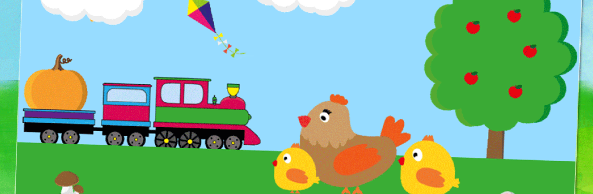 Moo & animals - kids game for toddlers from 1 year