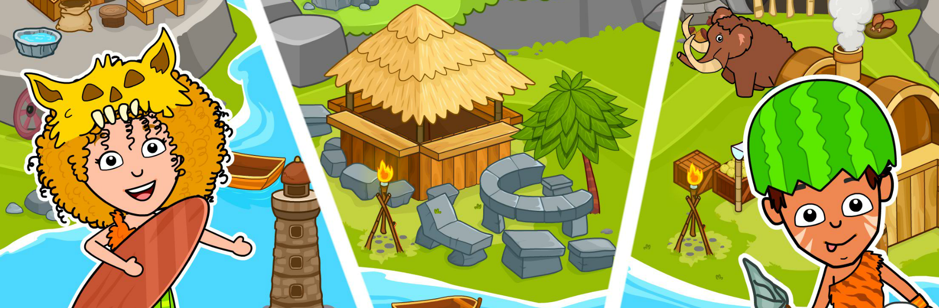 Caveman Games World for Kids