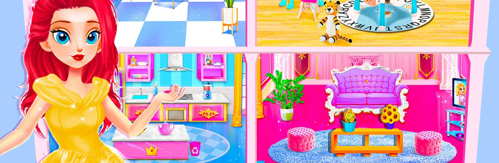 Princess Doll House Decoration