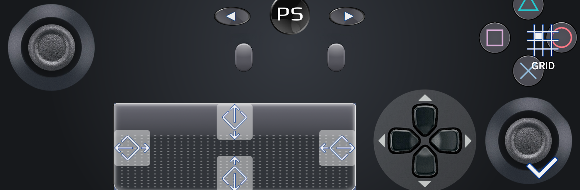 PSPad: Mobile PS4 Dualshock Gamepad