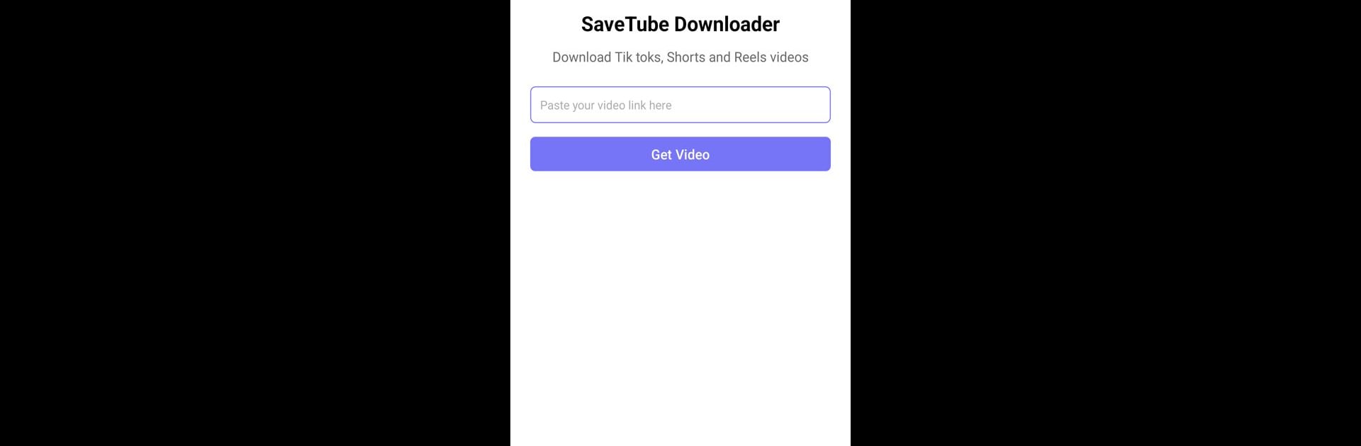 SaveTube Video Downloader