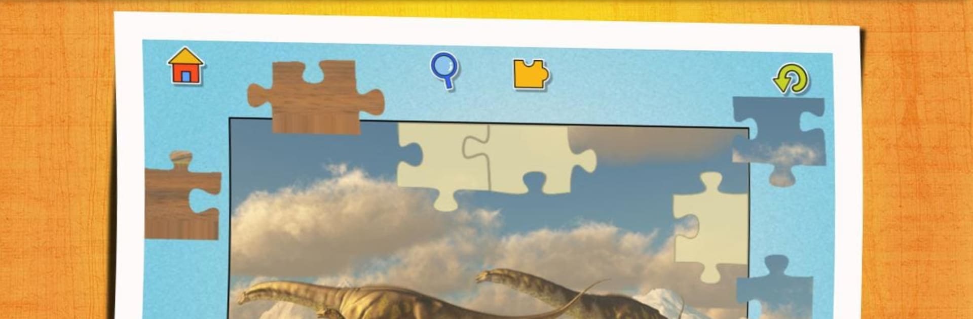 Dinosaurs Jigsaw Puzzles Game - Kids & Adults