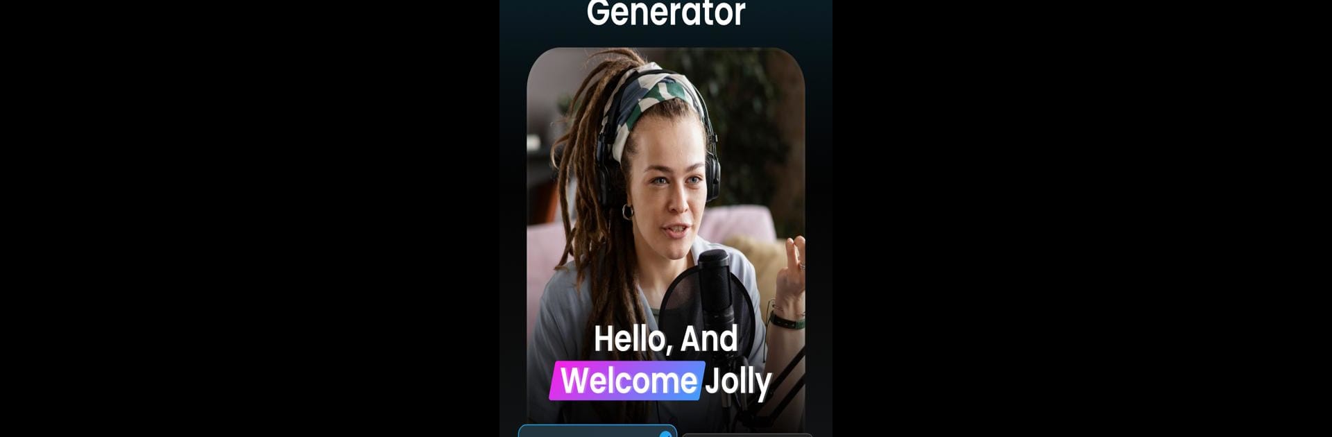 AI Video Caption for Reels