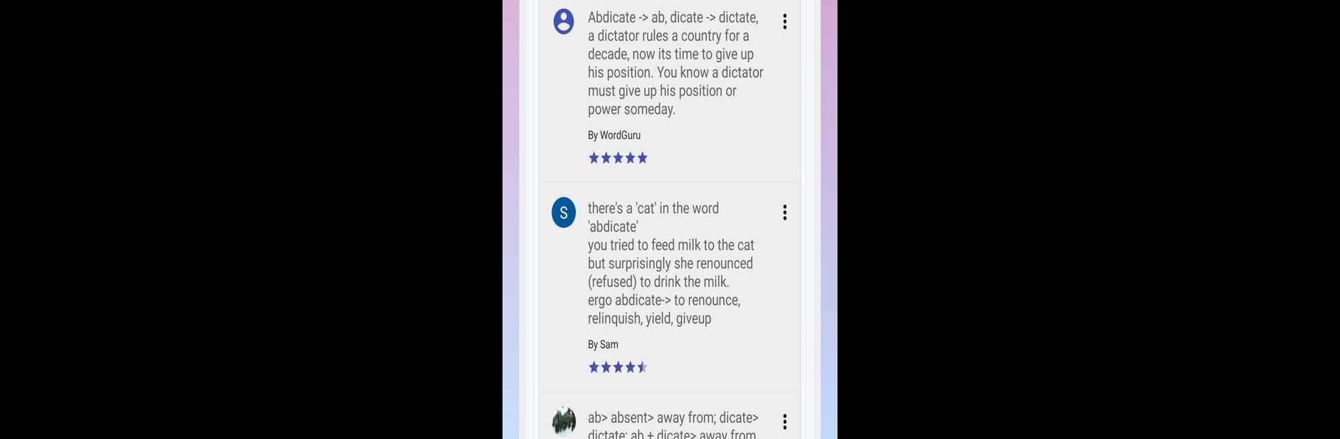 Mnemonic Dictionary - Fastest Vocabulary Builder