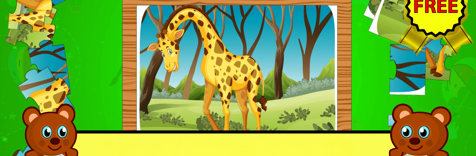 kids puzzle animal Jojo