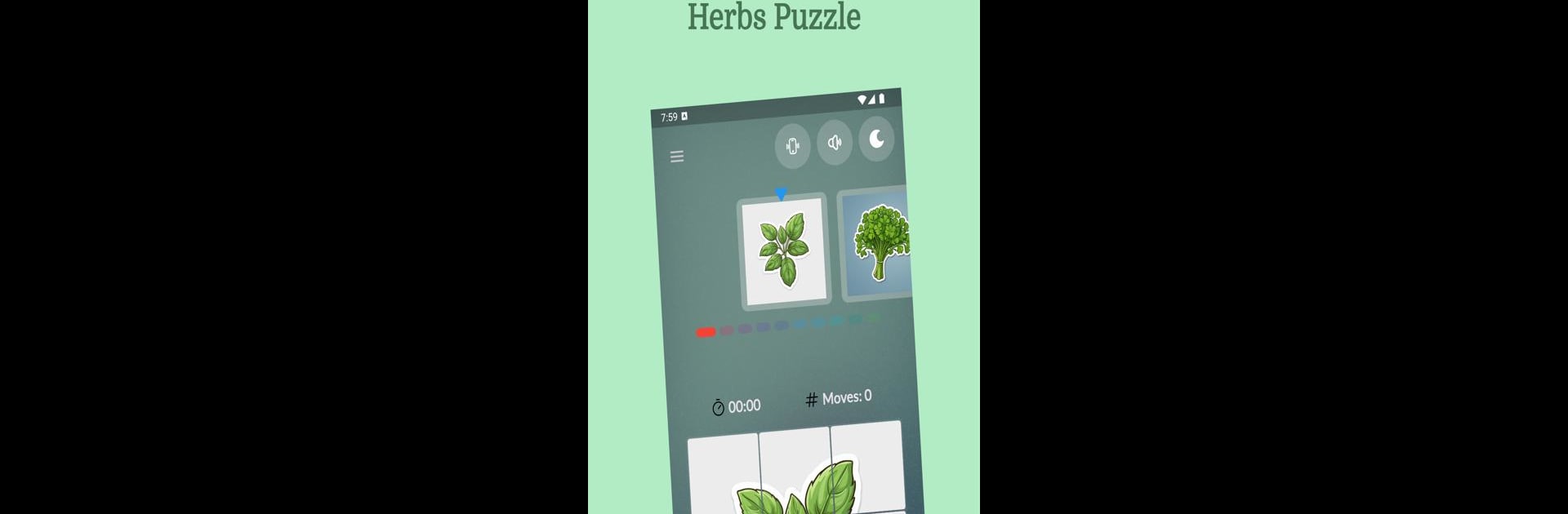 Herbs Puzzle - Learn and Play