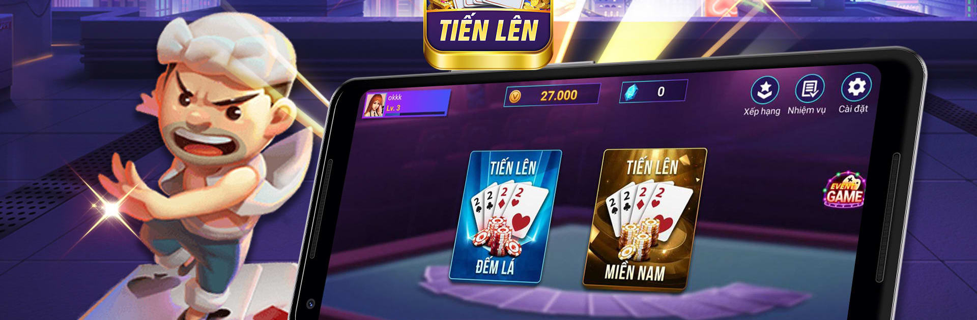 Tiến Lên Miền Nam - Đánh bài