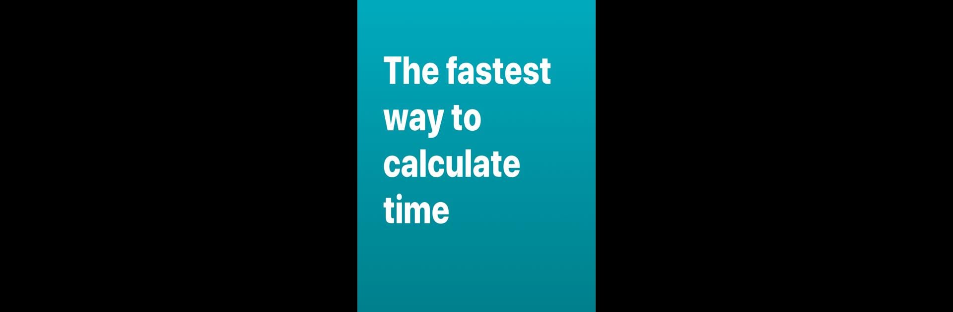 Time and Hours Calculator