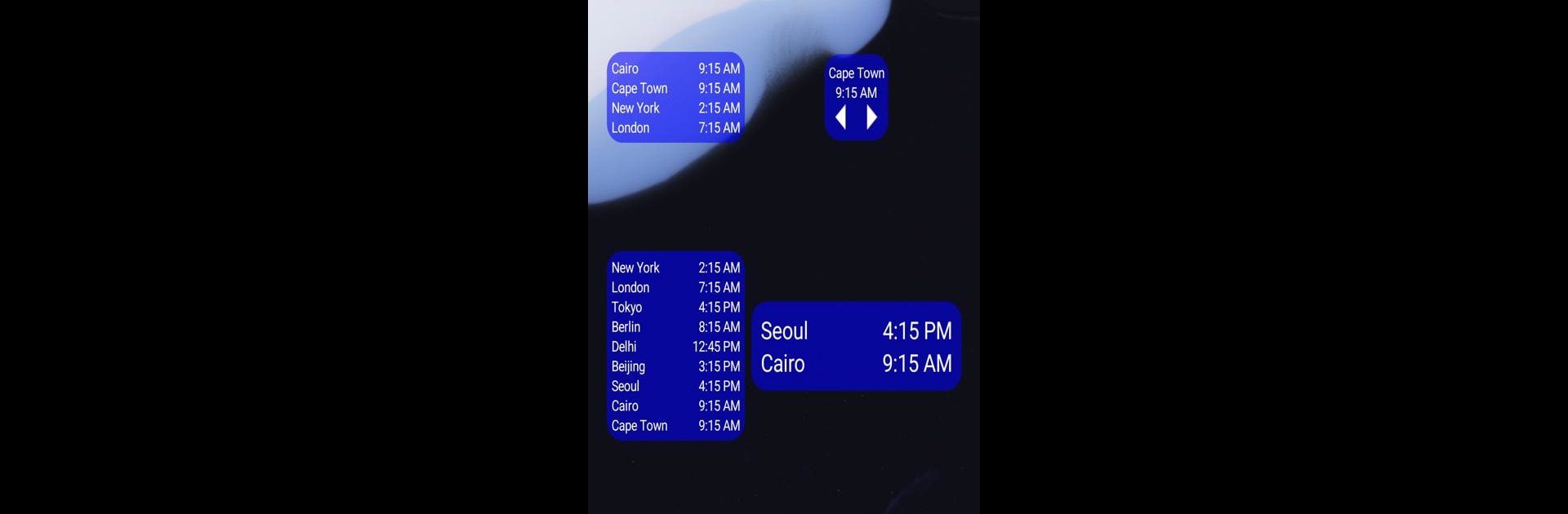 World Clock & Widget