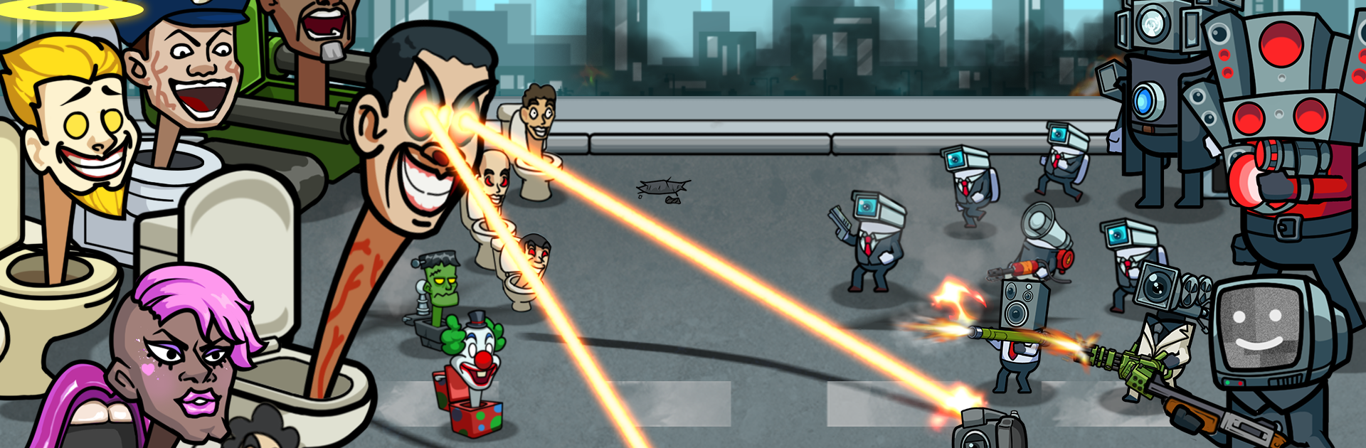 Toilet Monster Survival Battle