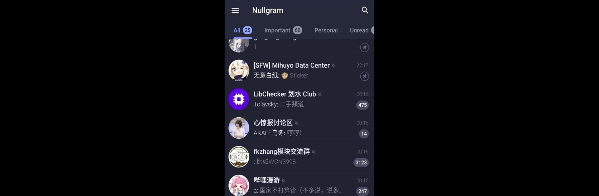 Nullgram